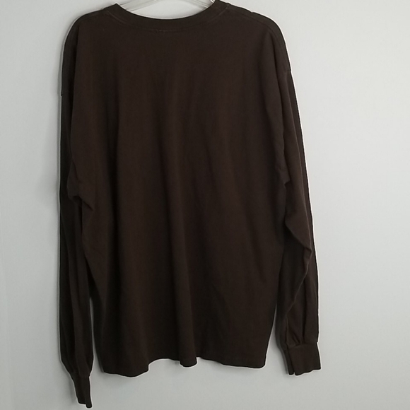 PELLA Brown Long Sleeve Crew Neck Tee XL - Picture 6 of 6